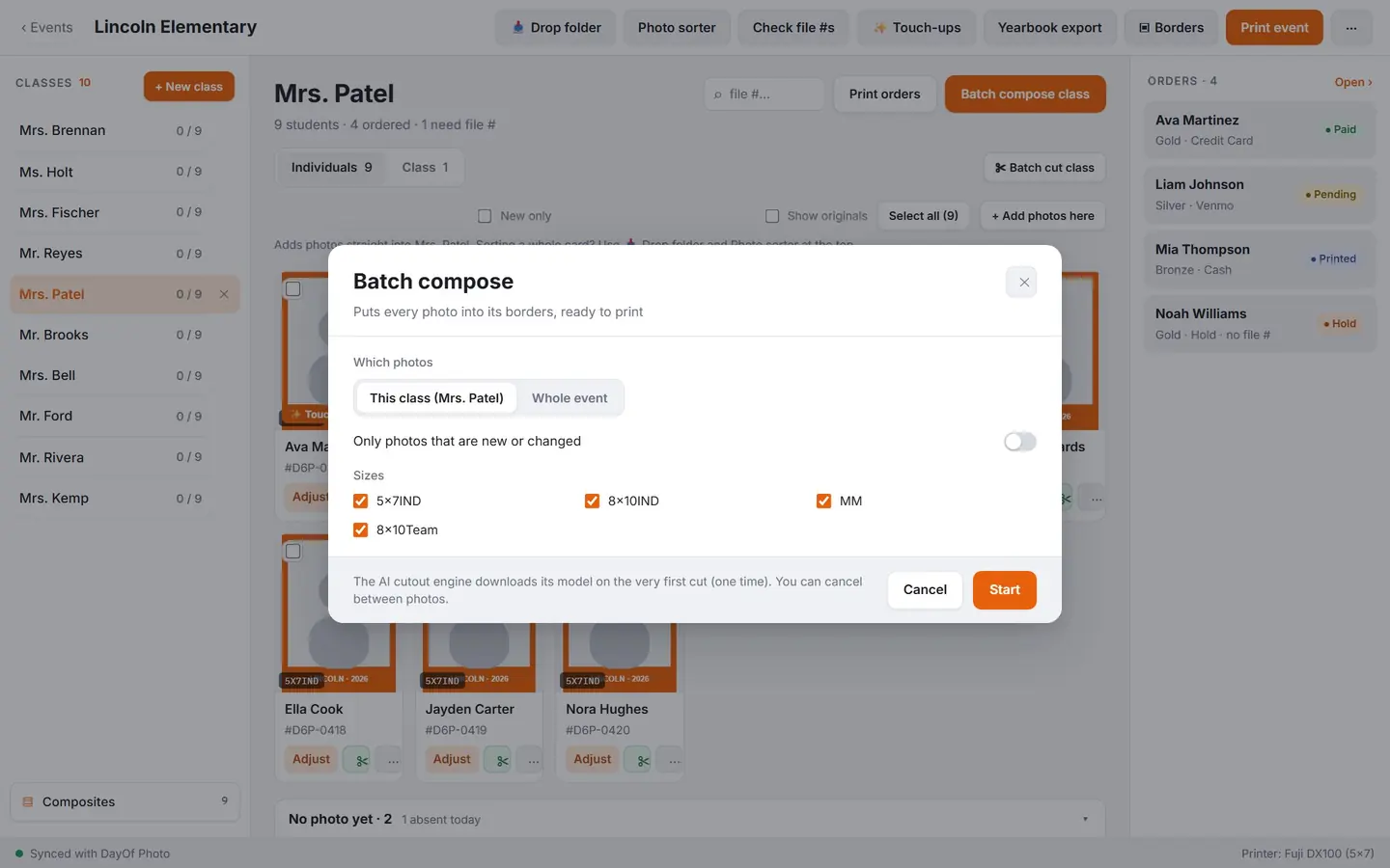 Batch compose (light mode)